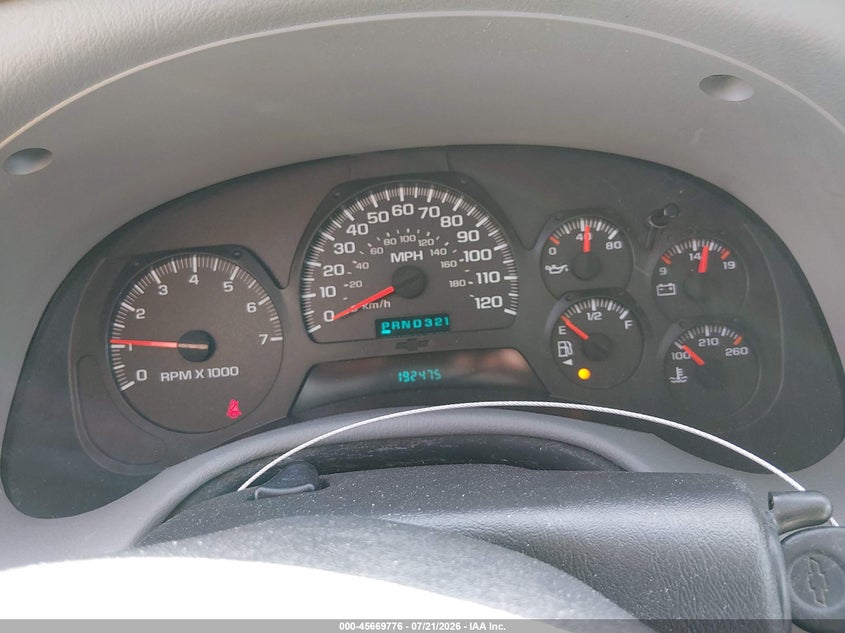 2005 Chevrolet Trailblazer Ls VIN: 1GNDT13S052198108 Lot: 45669776