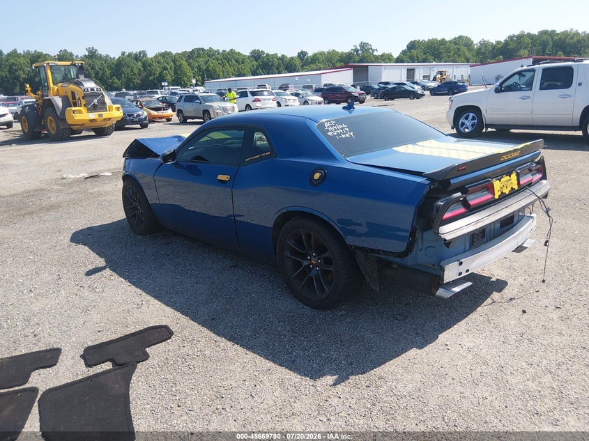 Vin: 2c3cdzfjxlh235810, lot: 46168380, dodge challenger r/t scat pack 20203