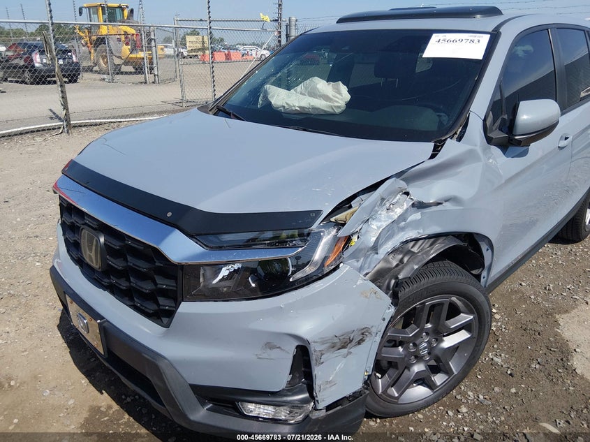 2022 Honda Passport 2Wd Ex-L VIN: 5FNYF7H55NB003799 Lot: 45669783