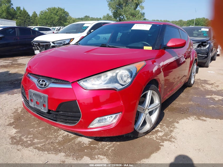 Vin: kmhtc6ad0gu289100, lot: 46168395, hyundai veloster 20162