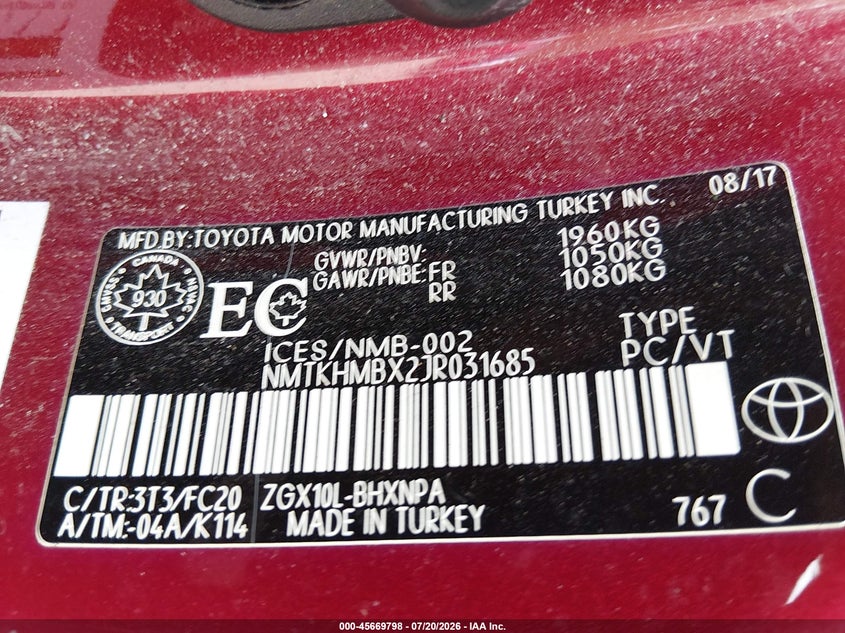 TOYOTA C-HR - zdjęcie 9