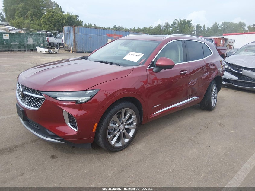 Vin: lrbfzrr4xnd123054, lot: 46168407, buick envision fwd avenir 20222