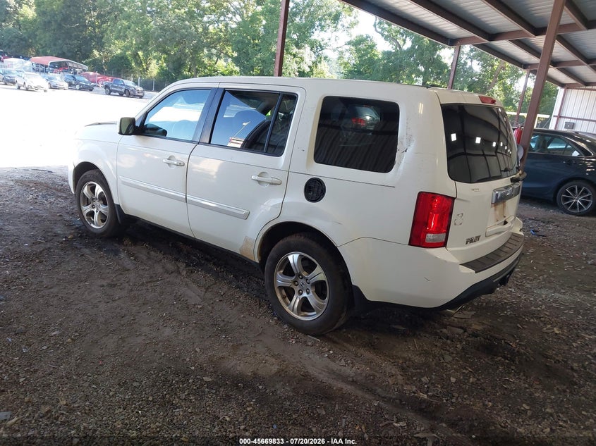 Vin: 5fnyf4h75cb030644, lot: 46168433, honda pilot ex-l 20123