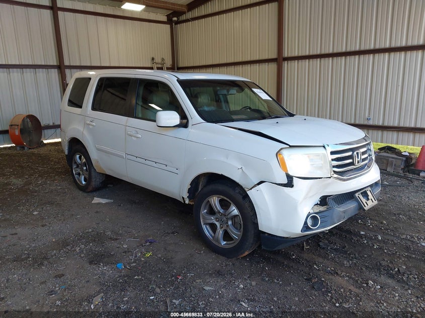 2012 HONDA PILOT auction photo 1