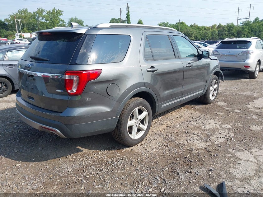 Vin: 1fm5k8dh3hga06873, lot: 46168439, ford explorer xlt 20174