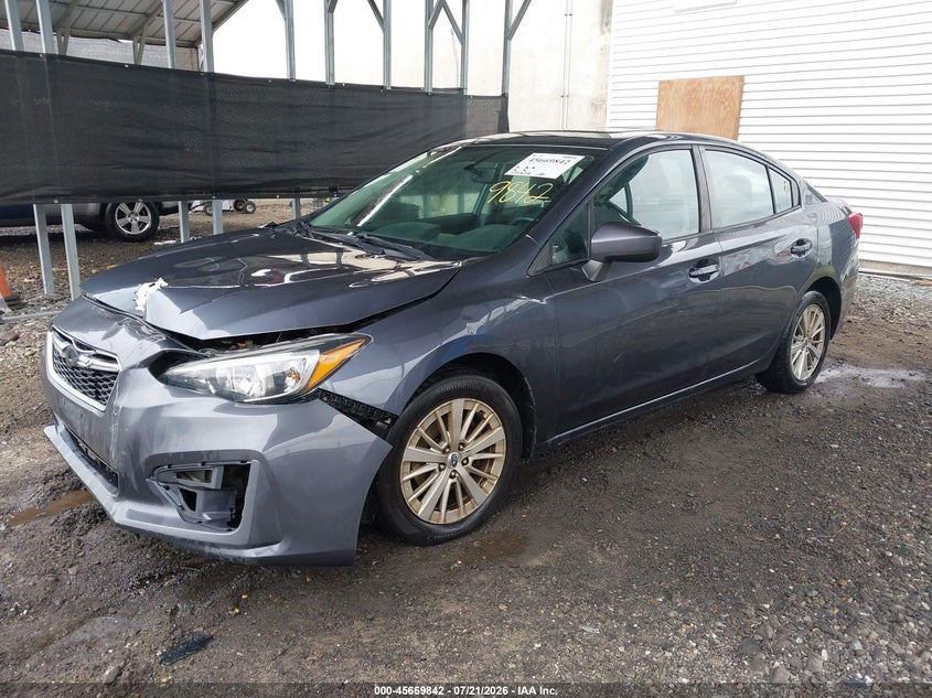 2017 Subaru Impreza 2.0I Premium VIN: 4S3GKAB65H3613676 Lot: 45669842