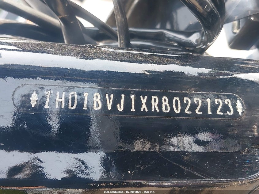 2024 Harley-Davidson Fxst VIN: 1HD1BVJ1XRB022123 Lot: 45669845