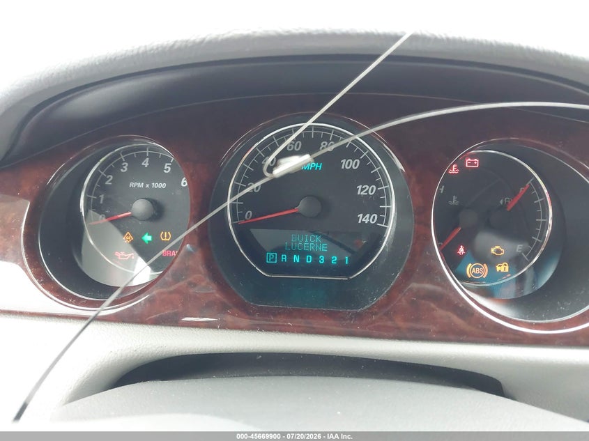 2007 Buick Lucerne Cxl VIN: 1G4HD57257U225122 Lot: 45669900