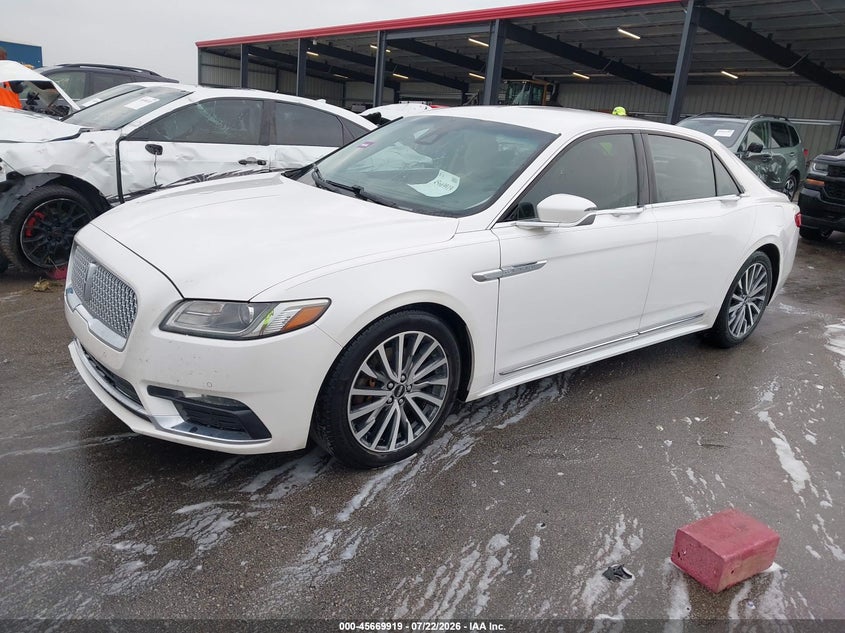 Vin: 1ln6l9sk4h5611194, lot: 46168519, lincoln continental select 20172