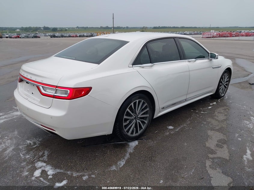 Vin: 1ln6l9sk4h5611194, lot: 46168519, lincoln continental select 20174
