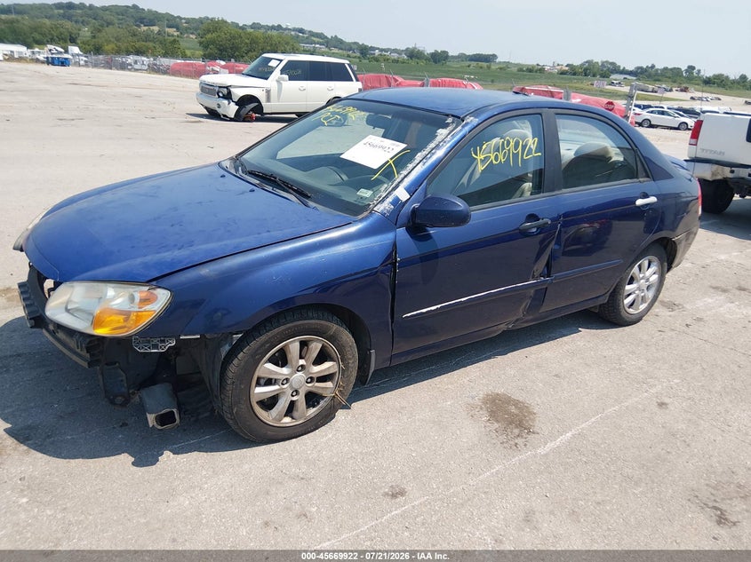 2007 Kia Spectra Ex VIN: KNAFE121075409942 Lot: 45669922