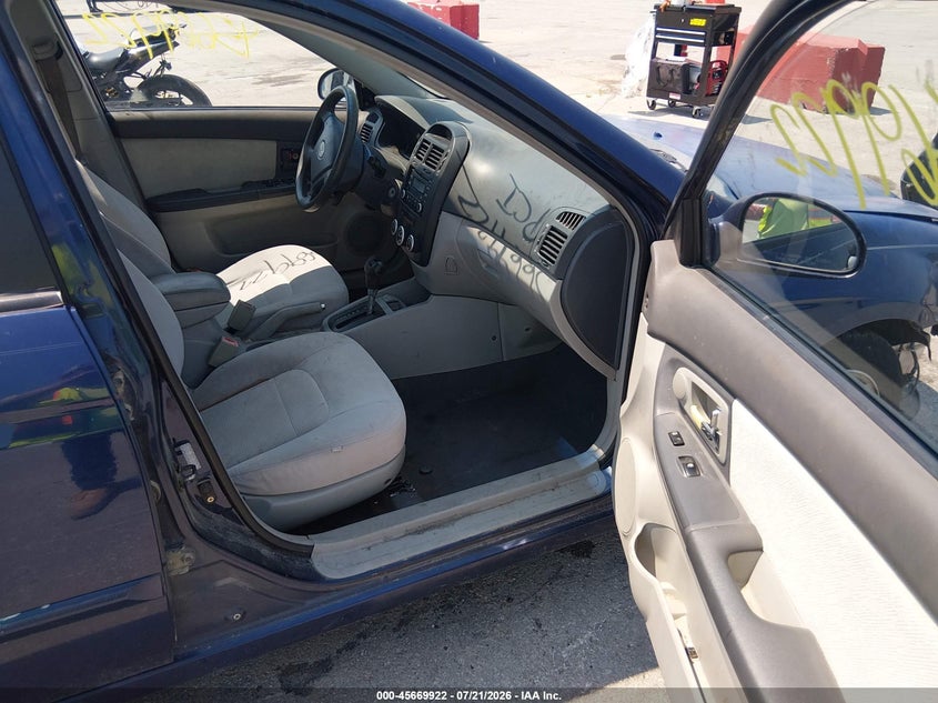 2007 Kia Spectra Ex VIN: KNAFE121075409942 Lot: 45669922