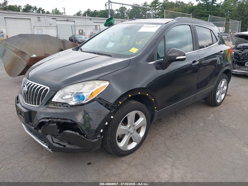 Vin: kl4cjesb5gb693906, lot: 46168537, buick encore 20162