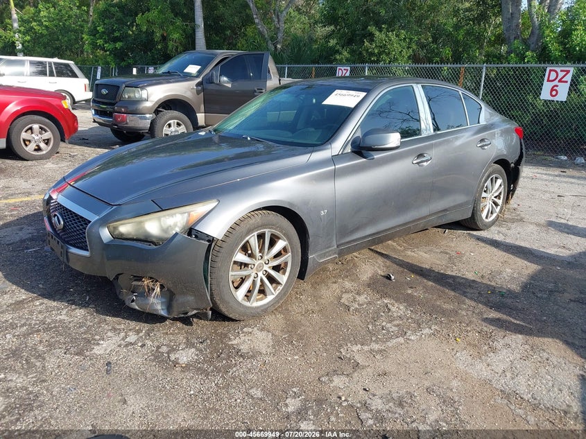 2014 Infiniti Q50 Premium VIN: JN1BV7AR3EM701022 Lot: 45669949