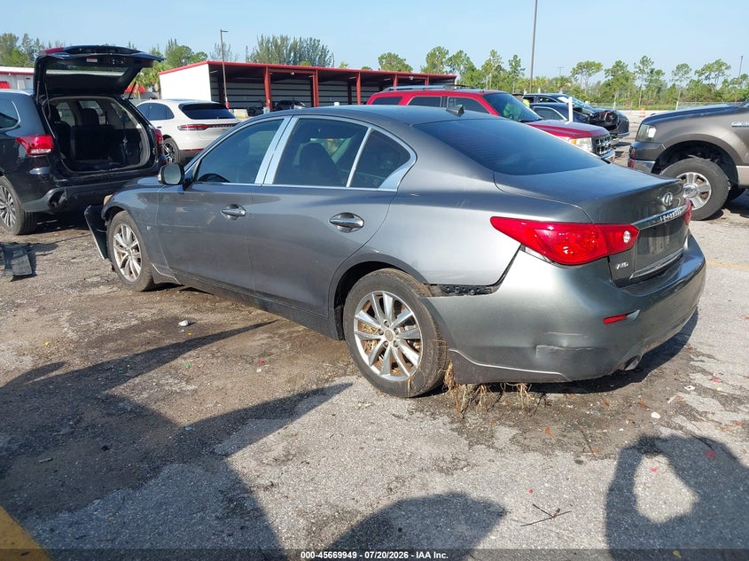 2014 Infiniti Q50 Premium VIN: JN1BV7AR3EM701022 Lot: 45669949