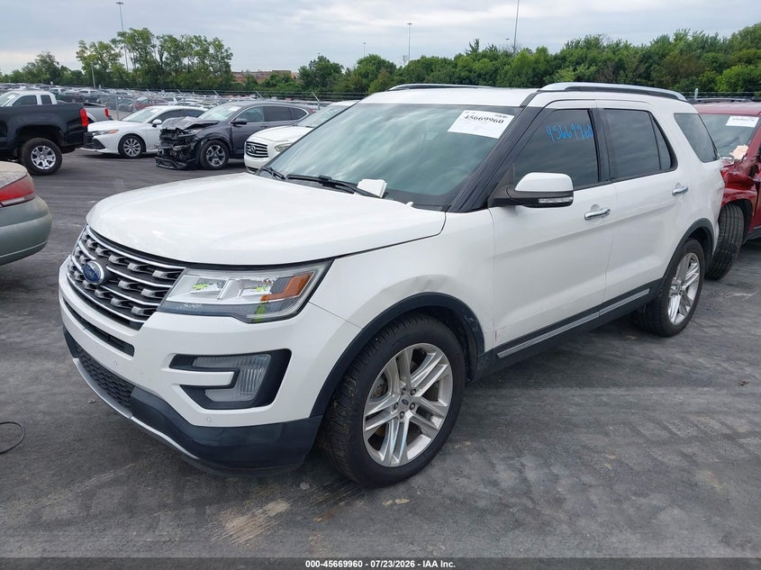 Vin: 1fm5k7f86hgd09993, lot: 46168560, ford explorer limited 20172
