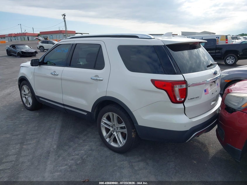 Vin: 1fm5k7f86hgd09993, lot: 46168560, ford explorer limited 20173