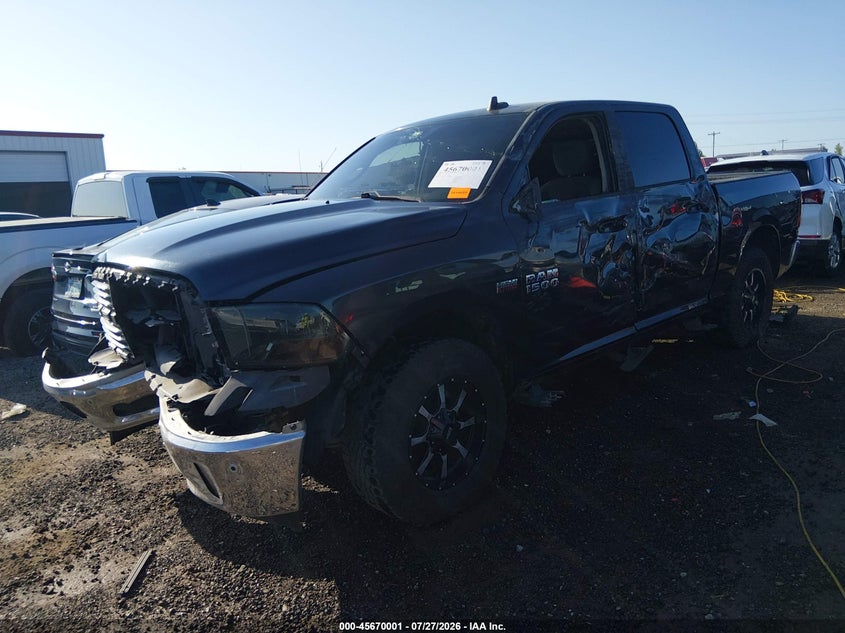 Vin: 3c6rr7lt2gg345068, lot: 46168601, ram 1500 big horn 20162