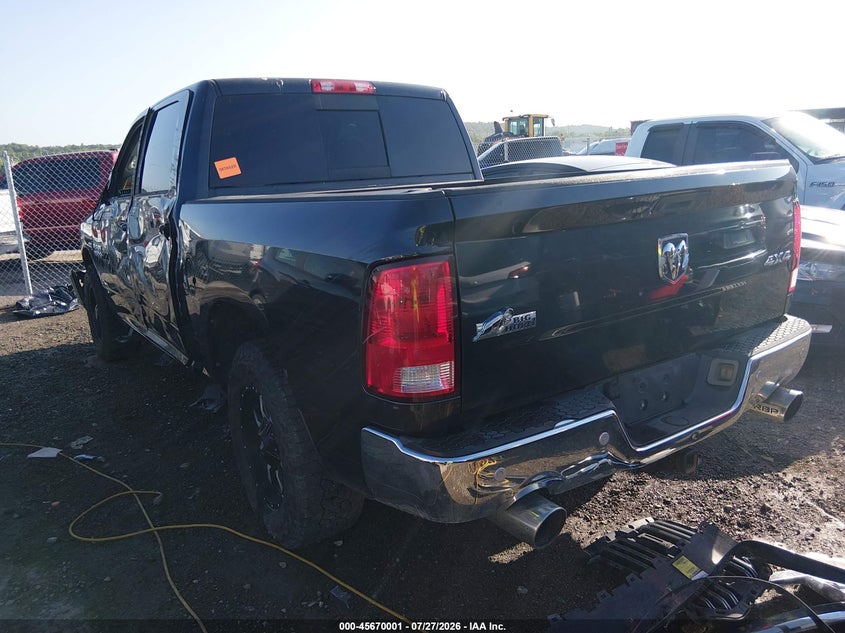 Vin: 3c6rr7lt2gg345068, lot: 46168601, ram 1500 big horn 20163