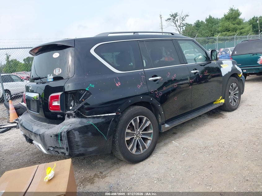 Vin: jn8ay2nc6jx500379, lot: 46168609, nissan armada sl 20184