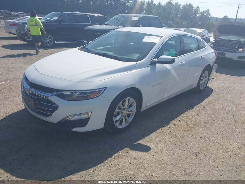 2024 Chevrolet Malibu, Rear, IAAI, VIN 1G1ZD5ST6RF160967 — photo 2