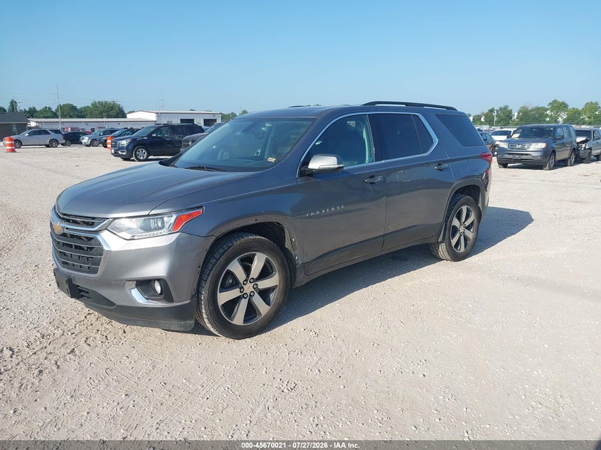 Vin: 1gnevhkw7lj214447, lot: 46168621, chevrolet traverse awd lt leather 20202