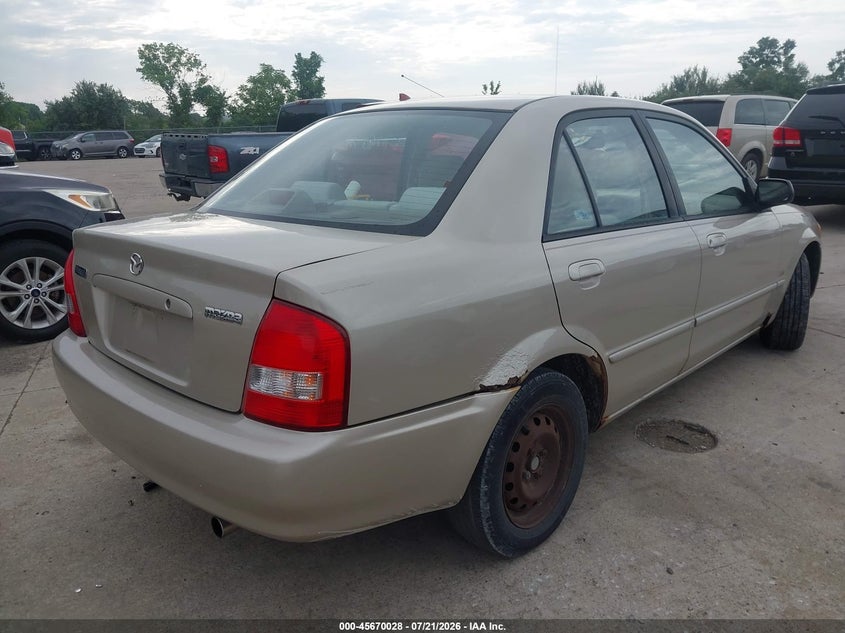 2000 Mazda Protege Dx/Lx VIN: JM1BJ222XY0294440 Lot: 45670028