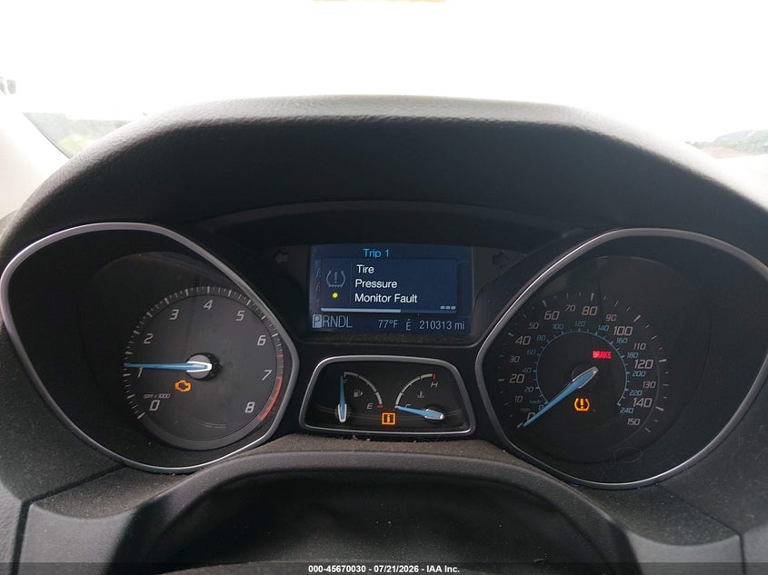 2012 Ford Focus Se VIN: 1FAHP3K27CL134480 Lot: 45670030