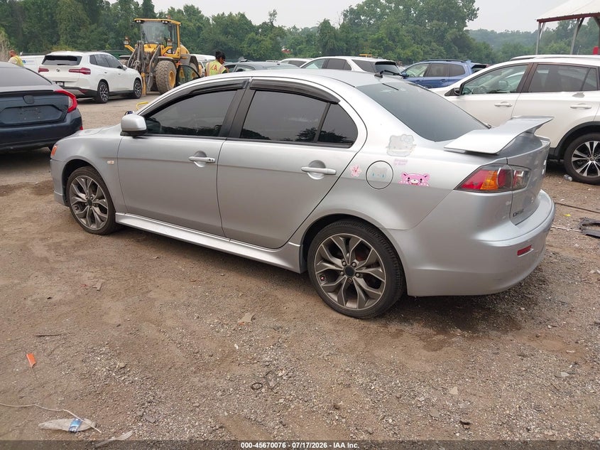 Vin: ja32u8fw7bu030713, lot: 46168676, mitsubishi lancer gts 20113