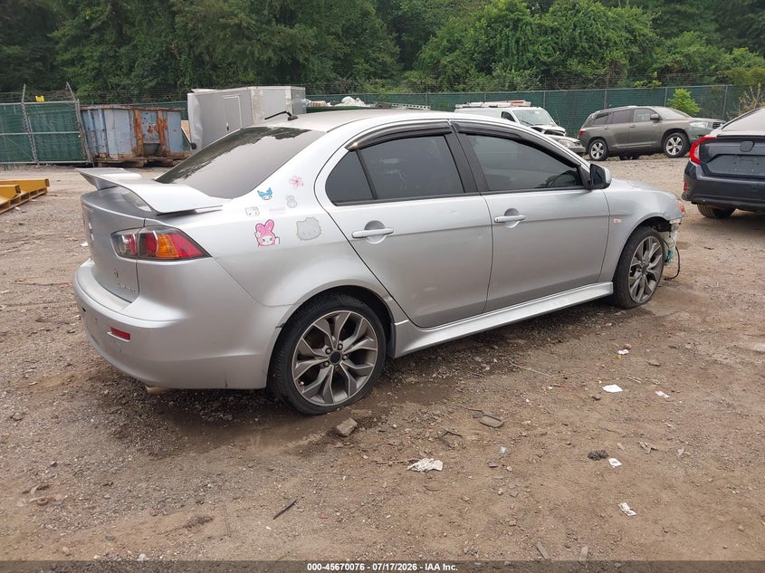 Vin: ja32u8fw7bu030713, lot: 46168676, mitsubishi lancer gts 20114