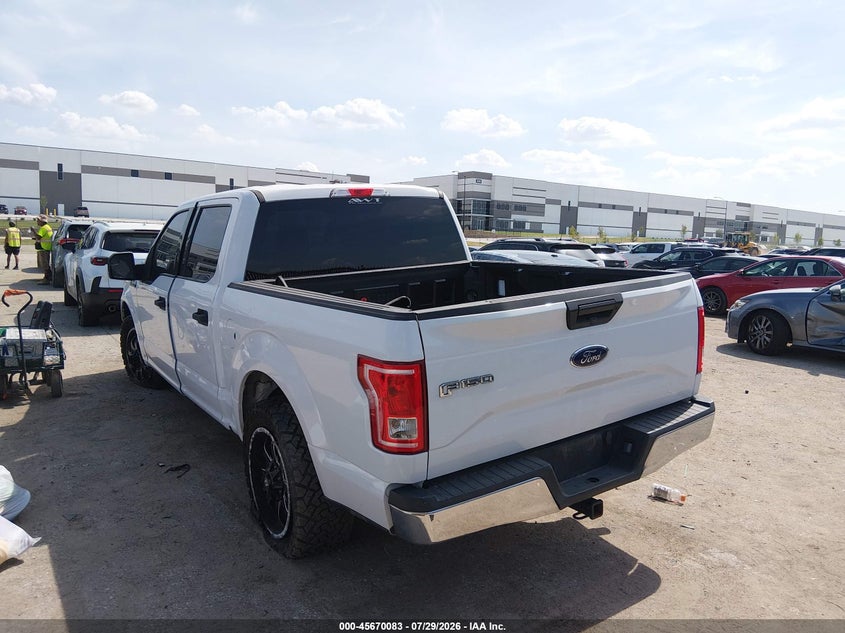 Vin: 1ftew1cf2hfa34993, lot: 46168683, ford f-150 xlt 20173