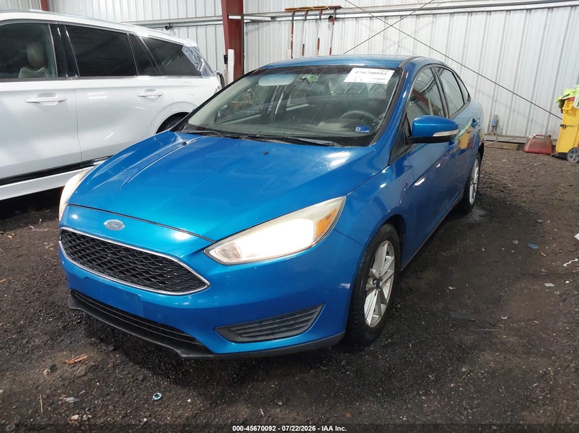 Vin: 1fadp3f20fl216225, lot: 46168692, ford focus se 20152