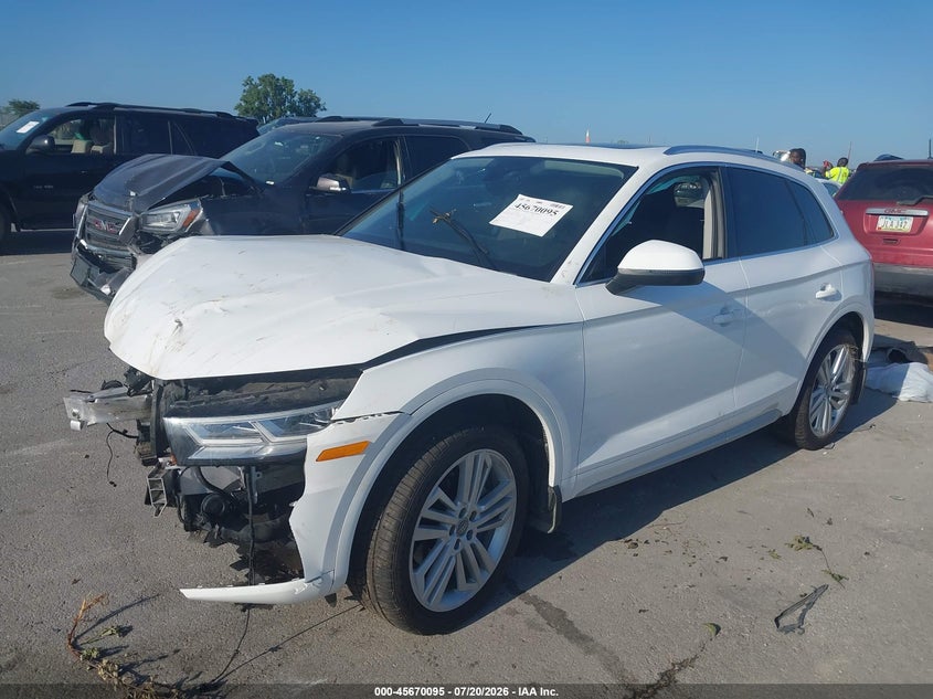 Vin: wa1cnafy6j2227663, lot: 46168695, audi q5 2.0t premium/2.0t tech premium 20182