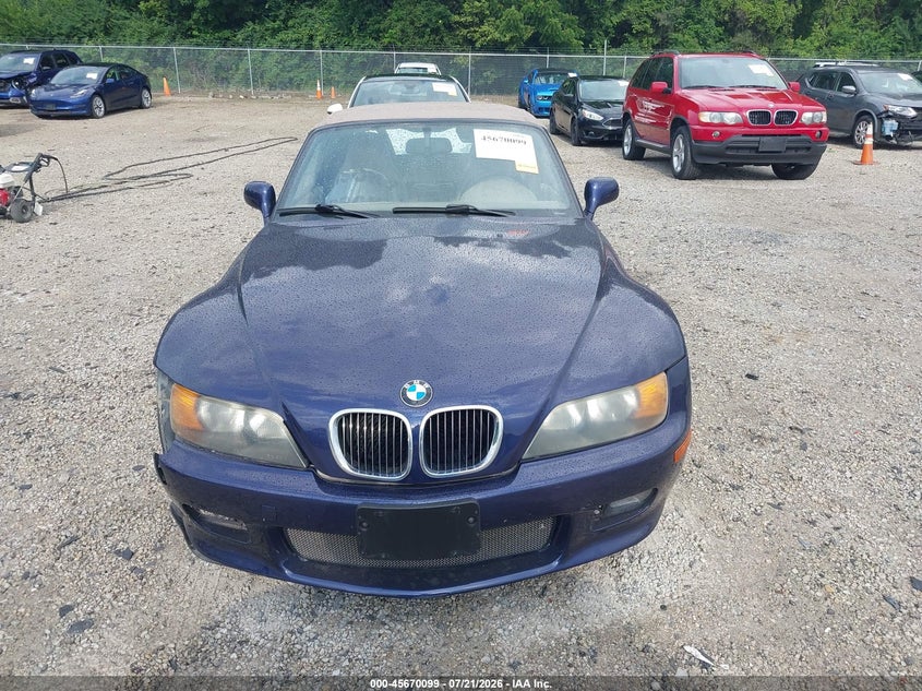 1998 BMW Z3 2.8 VIN: 4USCJ333XWLG20702 Lot: 45670099