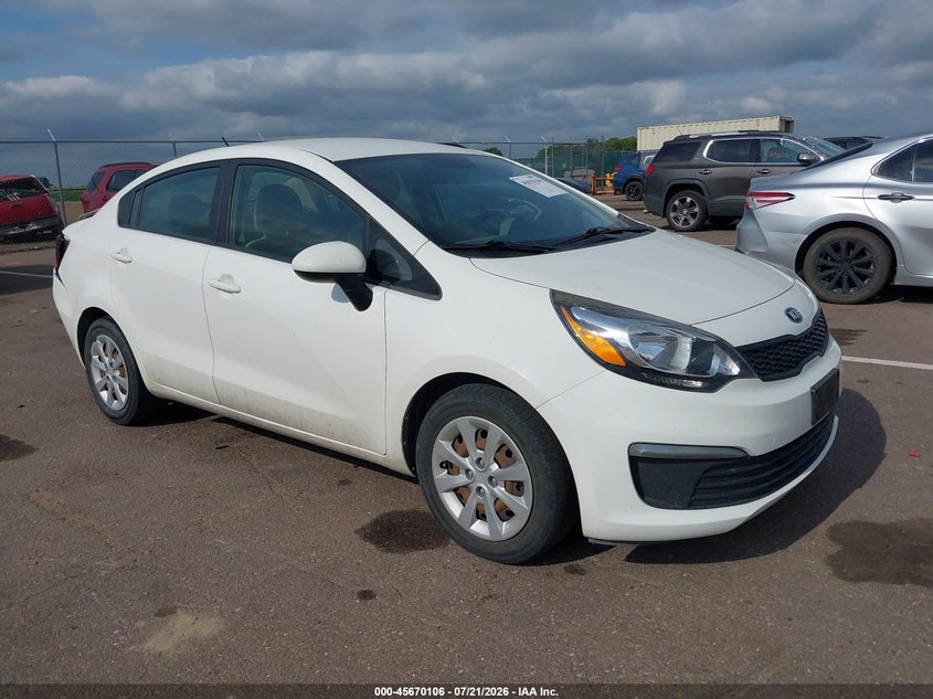 2016 Kia Rio Lx VIN: KNADM4A38G6621285 Lot: 45670106