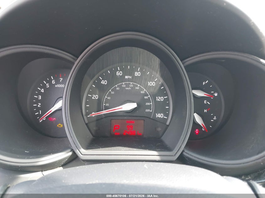 2016 Kia Rio Lx VIN: KNADM4A38G6621285 Lot: 45670106