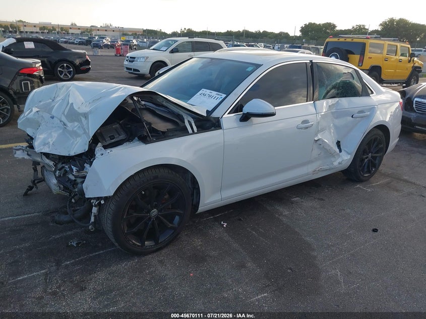 2019 Audi A4 40 Premium VIN: WAUGMAF46KA037311 Lot: 45670111