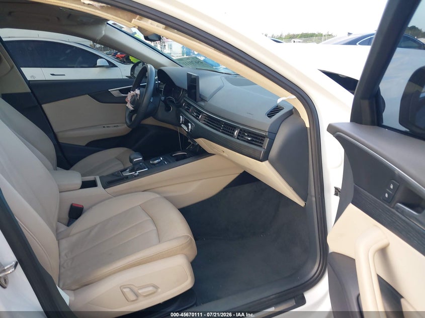 2019 Audi A4 40 Premium VIN: WAUGMAF46KA037311 Lot: 45670111