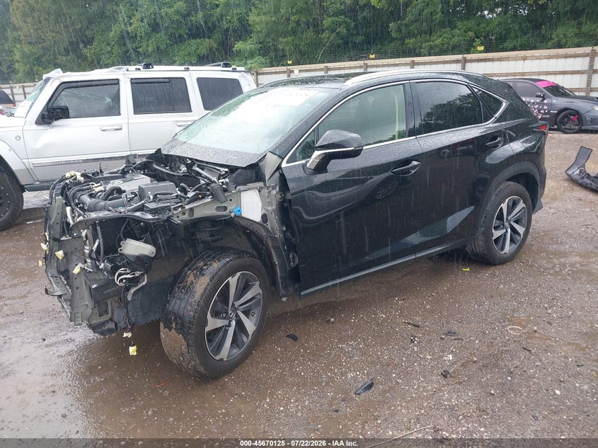 Vin: jtjgardz2l5003673, lot: 46168725, lexus nx 300 20202
