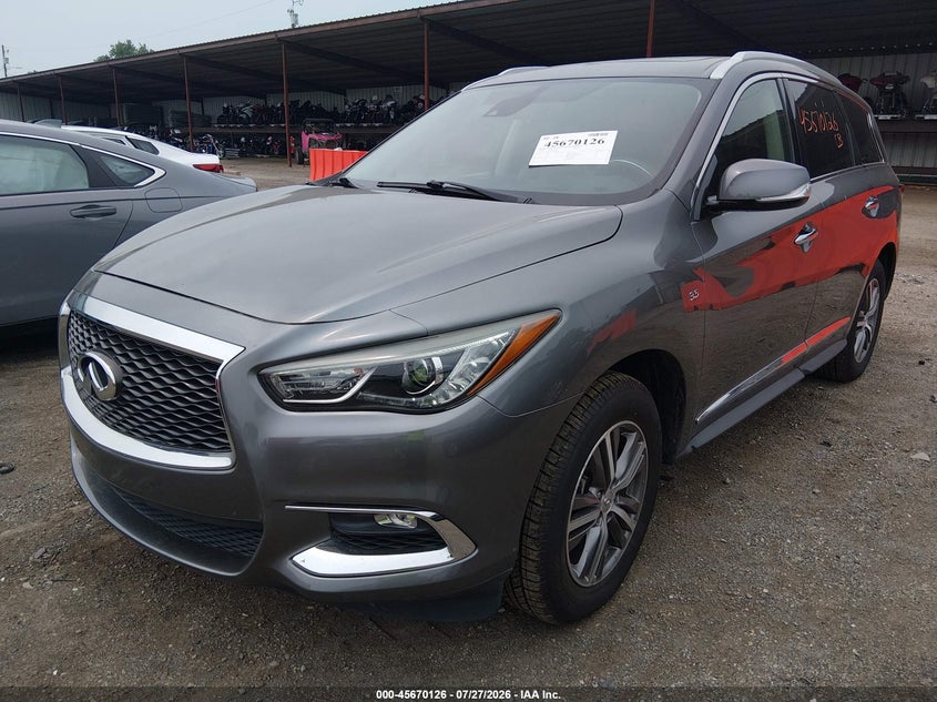 Vin: 5n1dl0mm5kc568487, lot: 46168726, infiniti qx60 luxe 20192