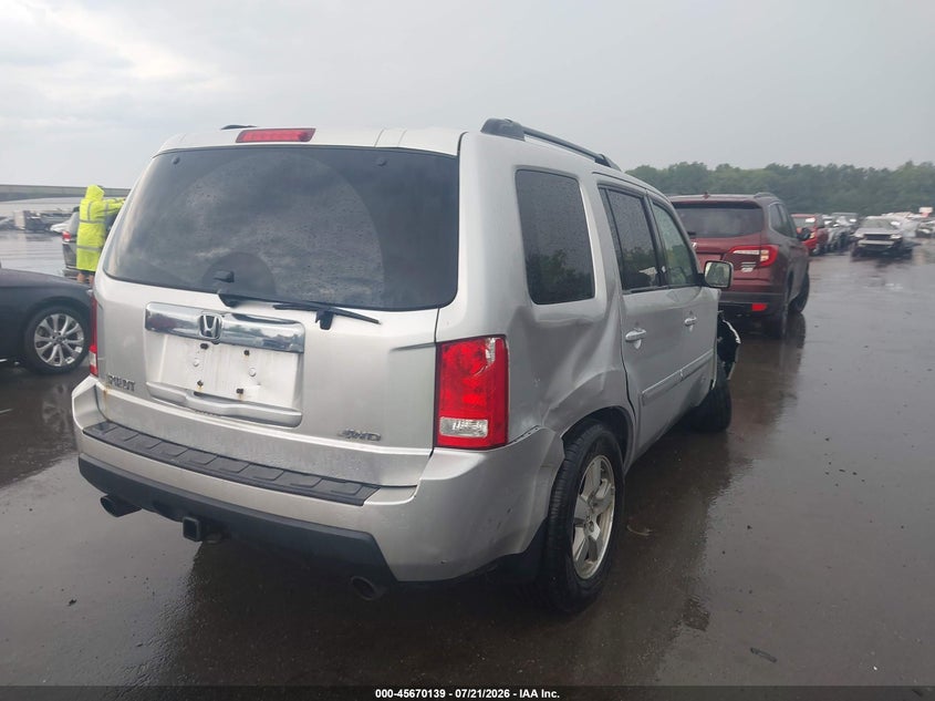 2011 Honda Pilot Ex-L VIN: 5FNYF4H66BB072052 Lot: 45670139