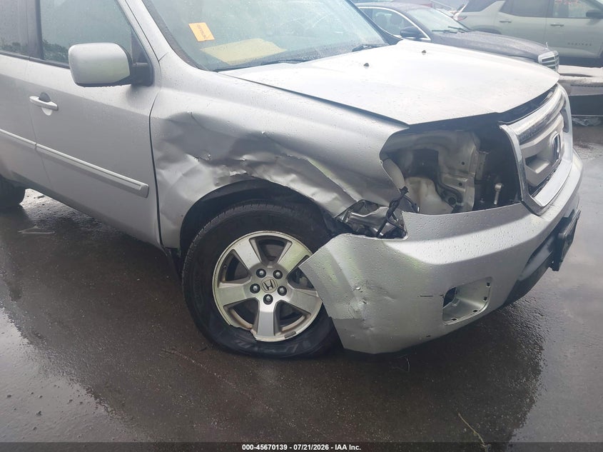 2011 Honda Pilot Ex-L VIN: 5FNYF4H66BB072052 Lot: 45670139