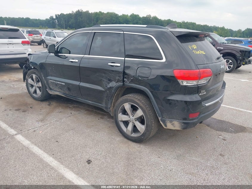 2014 Jeep Grand Cherokee Limited VIN: 1C4RJFBG7EC498091 Lot: 45670141