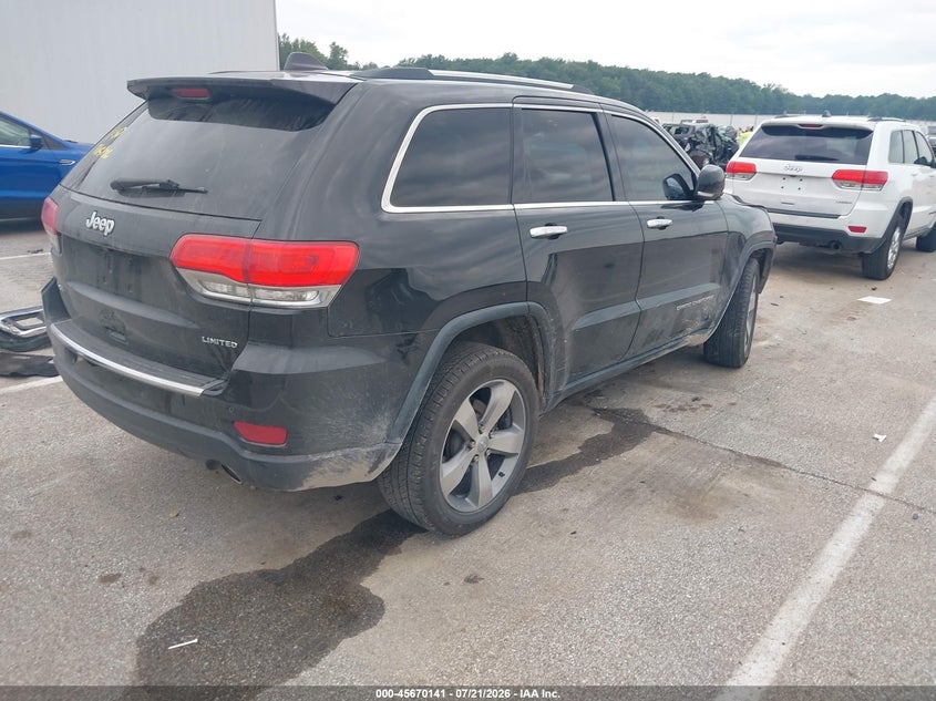 2014 Jeep Grand Cherokee Limited VIN: 1C4RJFBG7EC498091 Lot: 45670141