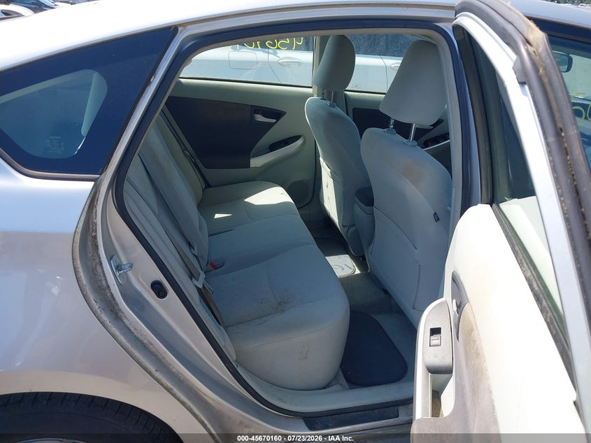 2010 TOYOTA PRIUS auction photo 8