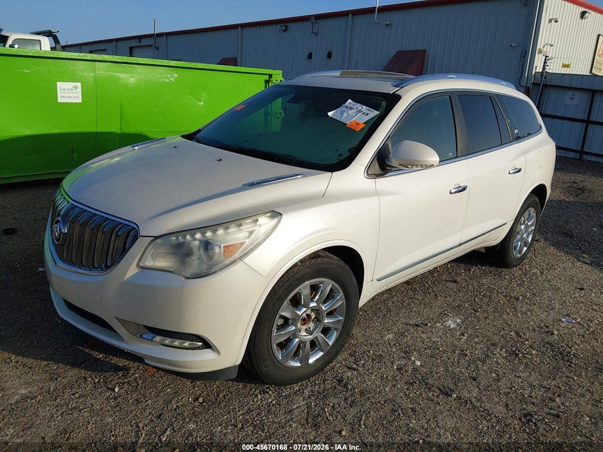 Vin: 5gakvckd8ej239083, lot: 46168768, buick enclave premium 20142