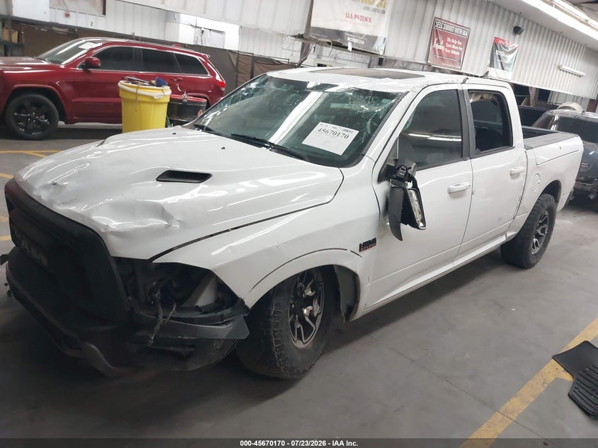 Vin: 1c6rr7yt6hs601148, lot: 46168770, ram 1500 rebel  4x4 5'7 box 20172