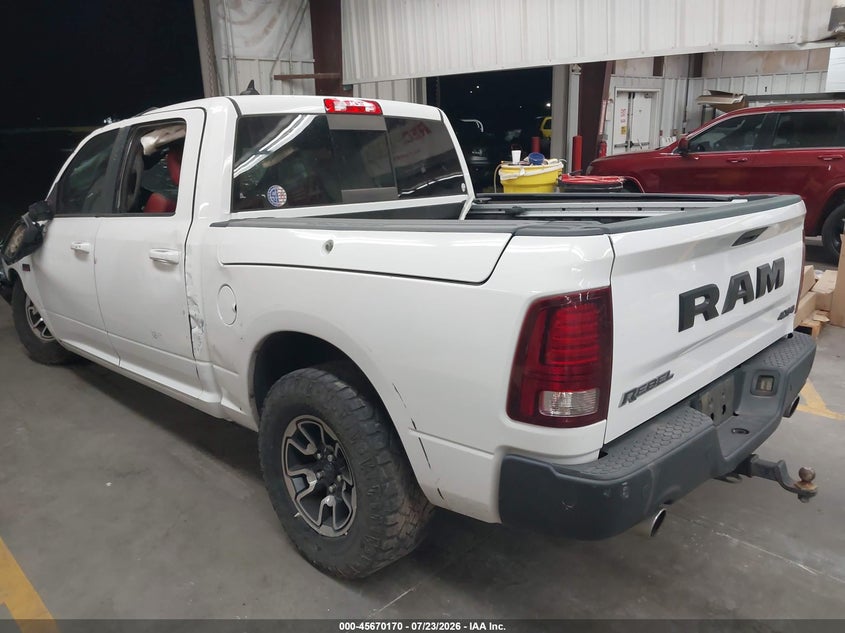 Vin: 1c6rr7yt6hs601148, lot: 46168770, ram 1500 rebel  4x4 5'7 box 20173