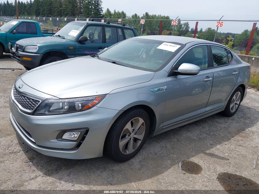 2014 KIA OPTIMA HYBRID auction photo 2