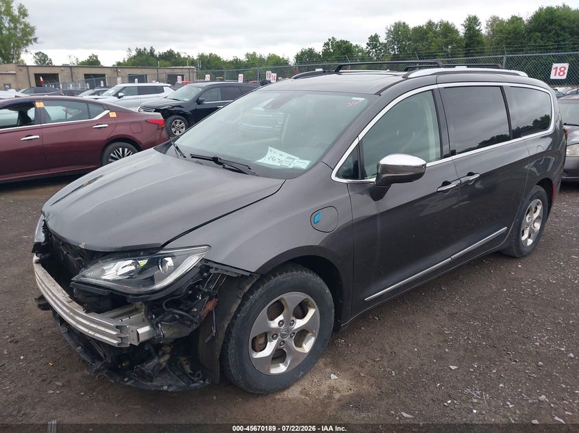 Vin: 2c4rc1n77jr339663, lot: 46168789, chrysler pacifica hybrid limited 20182